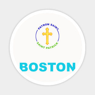 Boston City Patron Saint Magnet